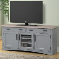 Amy Dove Gray 63 TV Stand