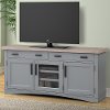 Dove Gray 63 Inch Country TV Stand - Americana