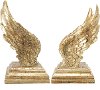 Gold Wing Bookend Pair