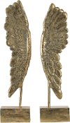 Assorted Faux Gold Wing Finial Sculpture