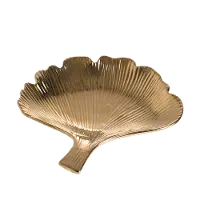 7 Inch Gold Leaf Tray