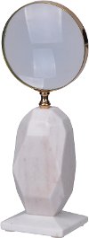 Clearance Gold and White Magnifying Glass