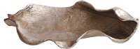 20 Inch Nickel Leaf Tray