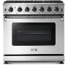 LRG3601U Thor Professional 6 cu ft Gas Range - 36 Inch Stainless Steel