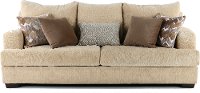 Contemporary Birch Beige Sofa - Rally