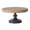 Wood and Metal Cake Riser Tray