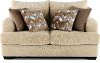 Contemporary Birch Beige Loveseat - Rally