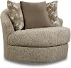 Rally Tan Swivel Tub Chair