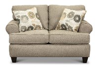 Contemporary Tan Loveseat - Butternut