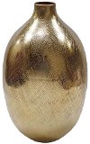 13 Inch Gold Textured Finish Vase