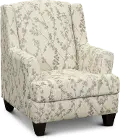 Celadon Linen White Accent Chair
