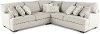 Beige 2 Piece Sectional Sofa with LAF Loveseat - Celadon
