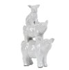 White Farmhouse Animal Stack Sculpture