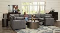 Charcoal Gray 6 Piece Power Reclining Sectional Sofa - Infinity