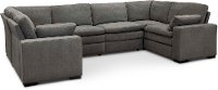 Charcoal Gray 6 Piece Power Reclining Sectional Sofa - Infinity-3