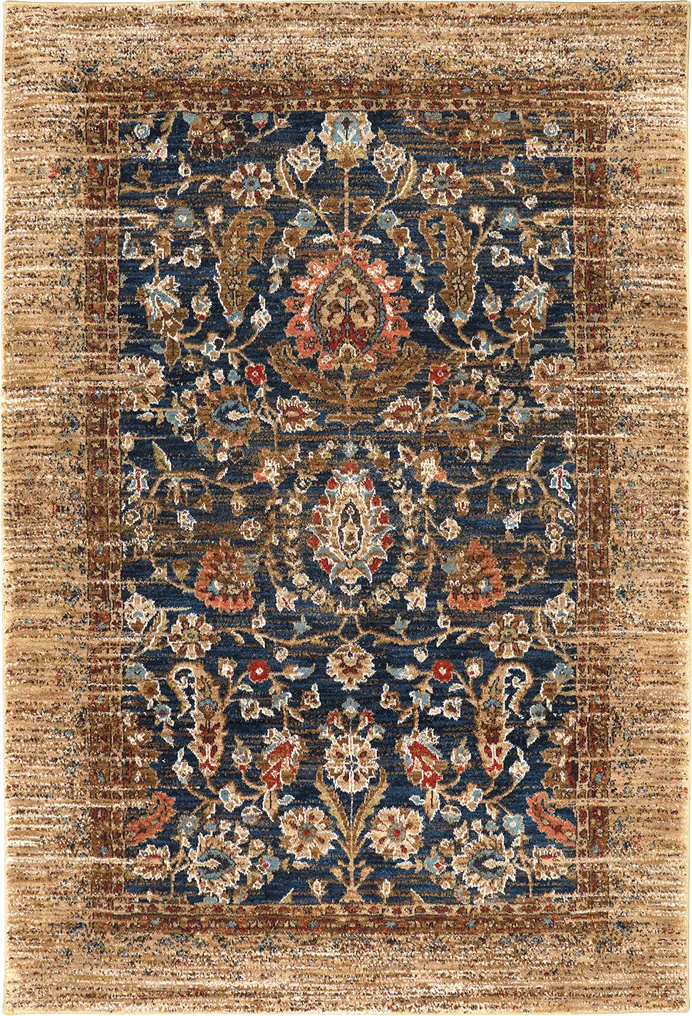 90666-10034 5 x 8 Medium Charax Gold Area Rug - Spice Market-1