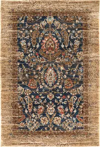 90666-10034 5 x 8 Medium Charax Gold Area Rug - Spice Market