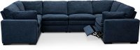 Navy Blue 6 Piece Power Reclining Sectional Sofa - Infinity-2