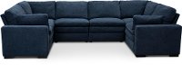 Navy Blue 6 Piece Power Reclining Sectional Sofa - Infinity-3