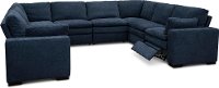 Navy Blue 8 Piece Power Reclining Sectional Sofa - Infinity-2