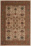 90936-70038 Spice Market 5 x 8 Medium Keralam Cream and Red Area Rug