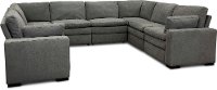 Charcoal Gray 8 Piece Power Reclining Sectional Sofa - Infinity-3