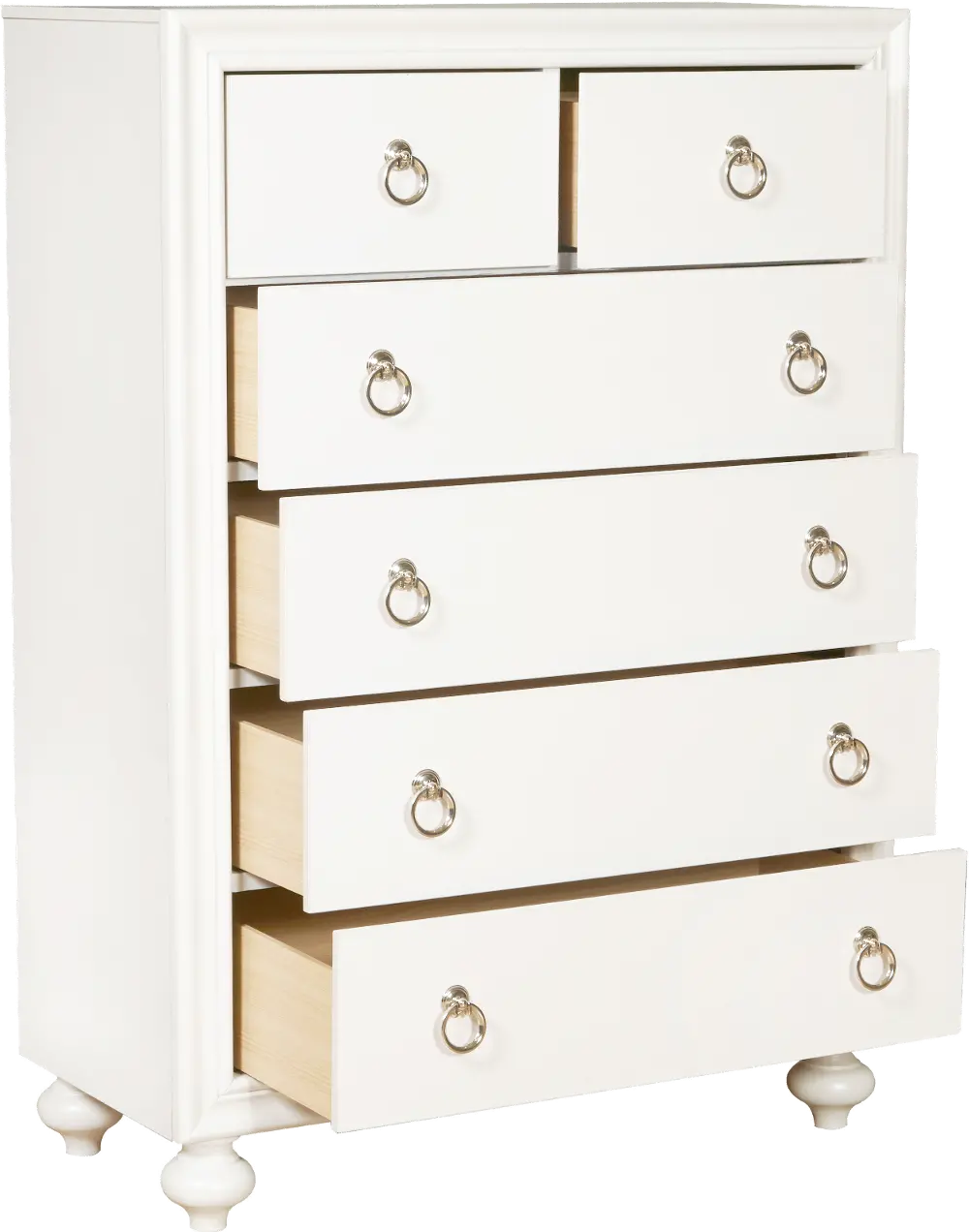 Bella White Chest of Drawers-1