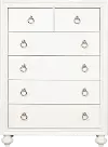 Bella White Chest of Drawers