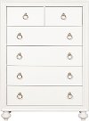 Traditional White Chest of Drawers - Bella