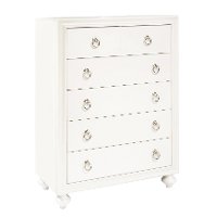 Traditional White Chest of Drawers - Bella-2