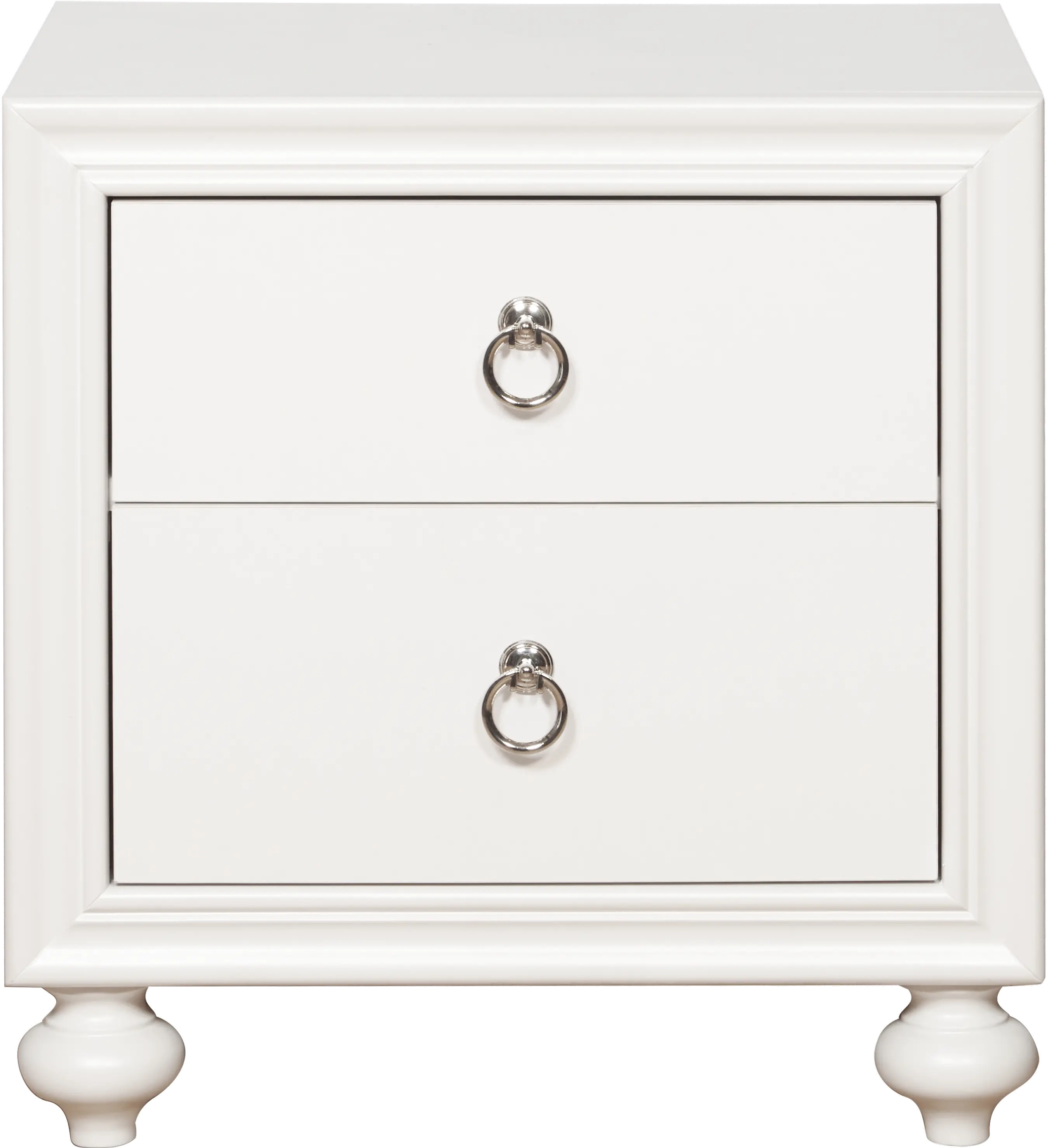 Bella White Nightstand-1