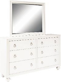 Traditional White Dresser - Bella-3