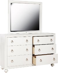 Traditional White Dresser - Bella-5