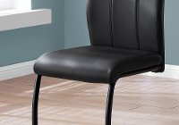 Contemporary Black Dining Room Chair (Set of 2) - Angles-2