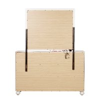 Traditional White Mirror with LED Lights - Bella-5
