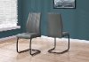 Contemporary Gray Dining Room Chair (Set of 2) - Angles