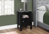 Accent Table with Storage - Black and Gray