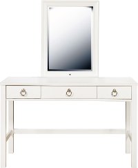 Traditional White Vanity Set with LED Lights - Bella-2