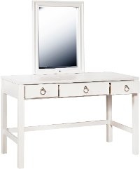 Traditional White Vanity Set with LED Lights - Bella-3