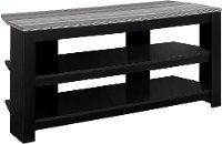 Contemporary Black and Gray Corner TV Stand-3