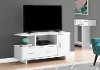 White Storage TV Stand