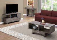 Dark Taupe Storage TV Stand-4