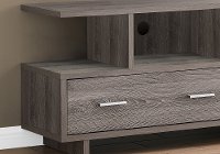 Dark Taupe Storage TV Stand-5