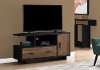 Modern Black and Brown TV Stand