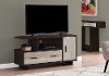 Modern Cappuccino and Taupe TV Stand