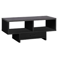 Modern Black and Gray Coffee Table with Storage - Faye-2
