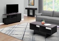 Modern Black and Gray Coffee Table with Storage - Faye-3