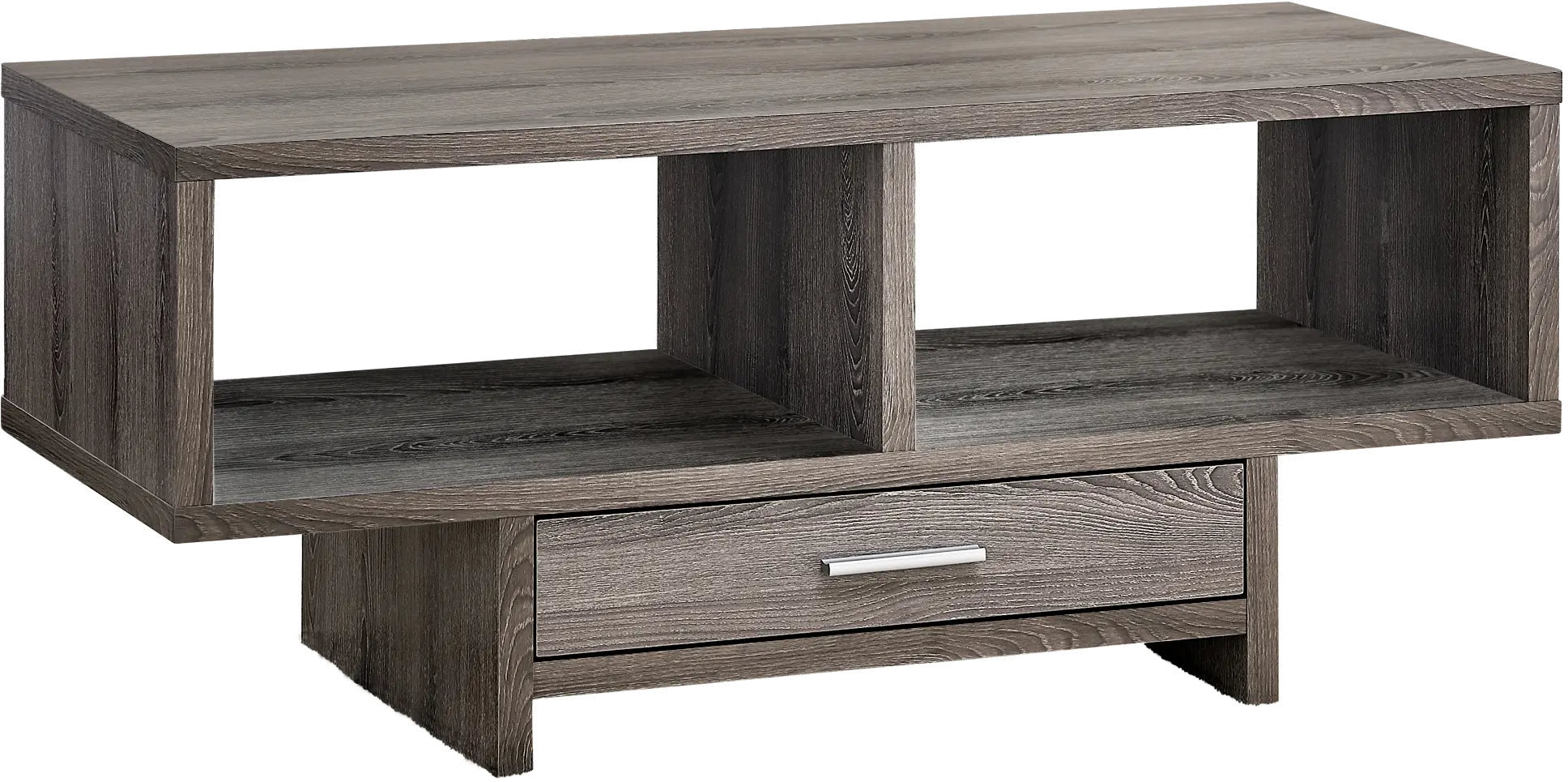 Dark Taupe Modern Coffee Table - Faye-2