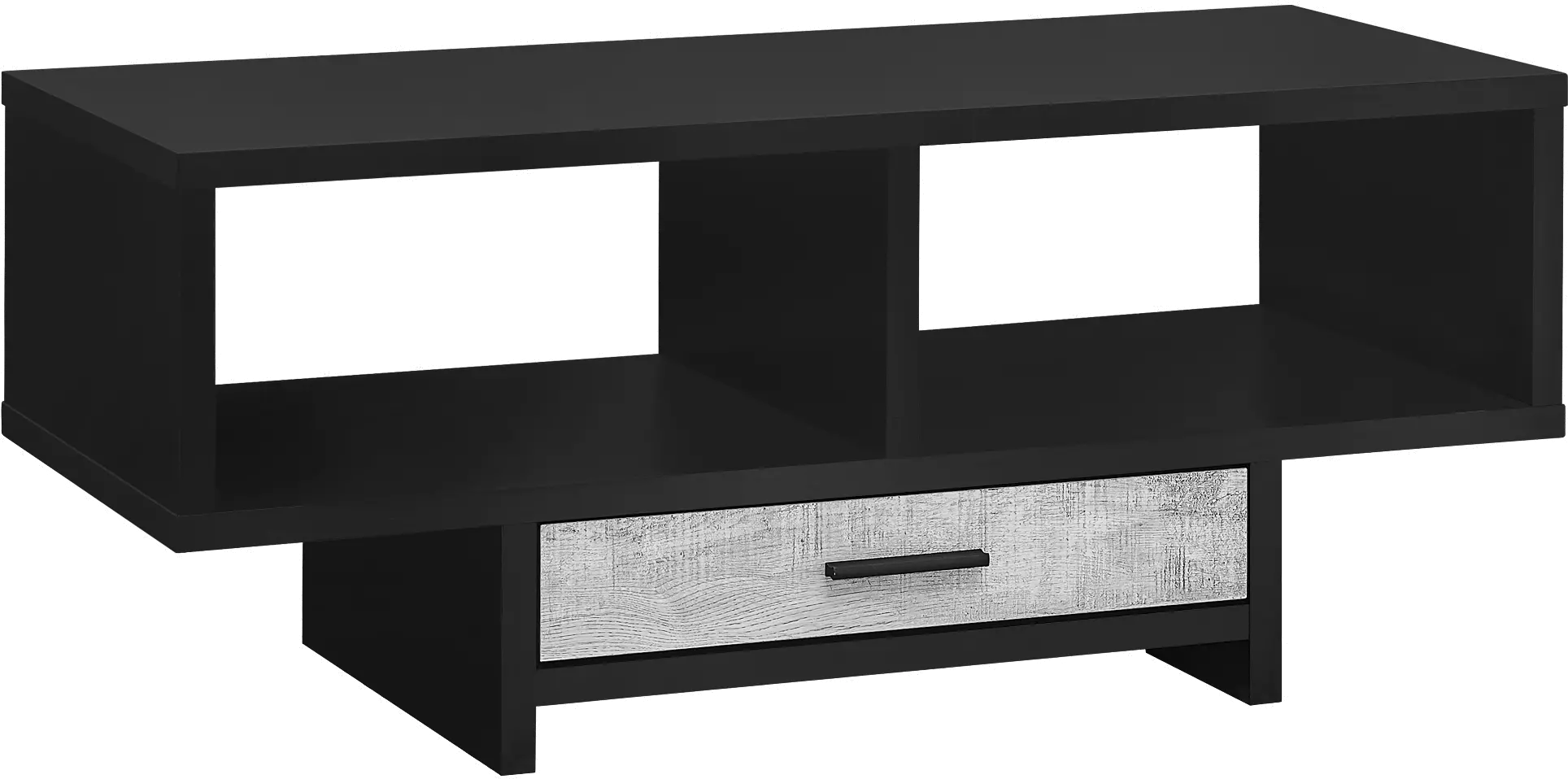 Modern Black and Gray Coffee Table - Faye-2