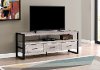 Industrial Taupe 3 Drawer TV Stand